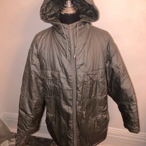 Silver metallic jacket